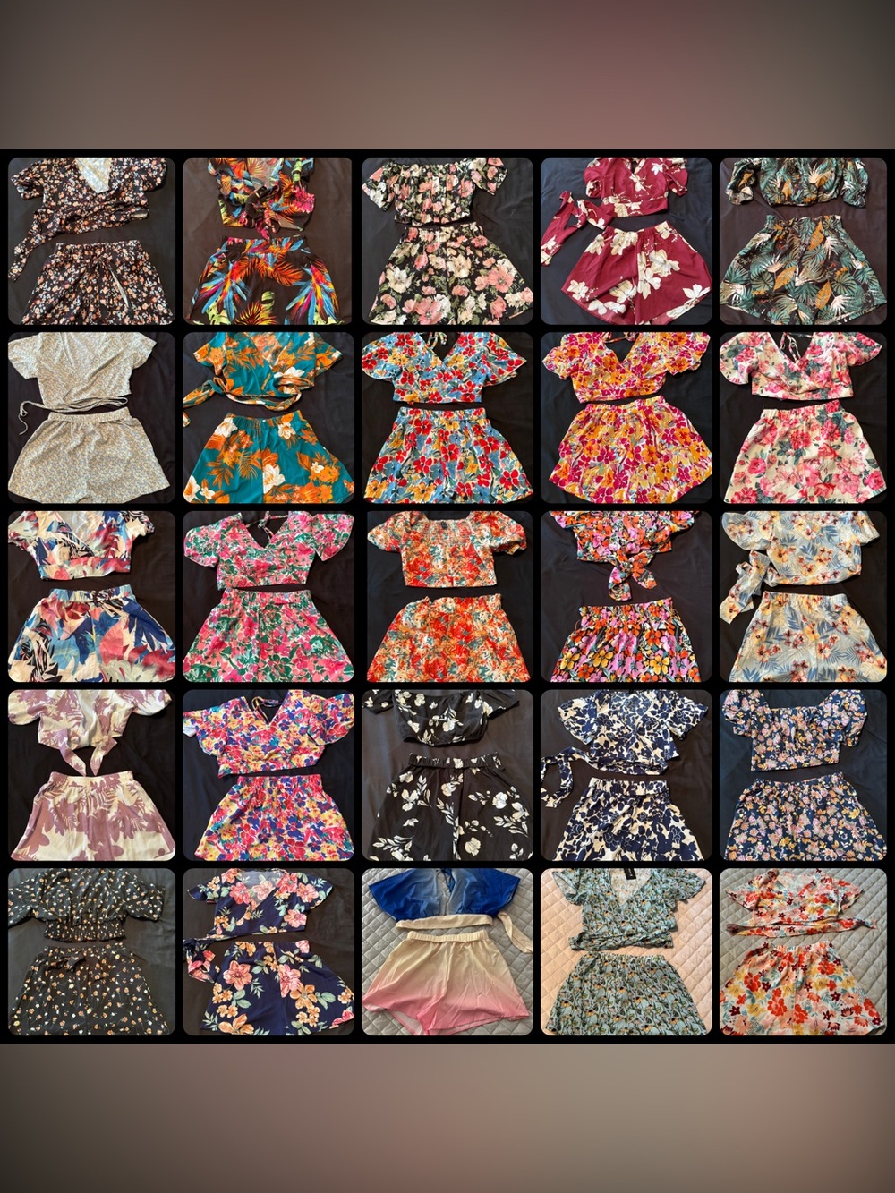 Bundle of 25 Two Piece Outfits For Sale